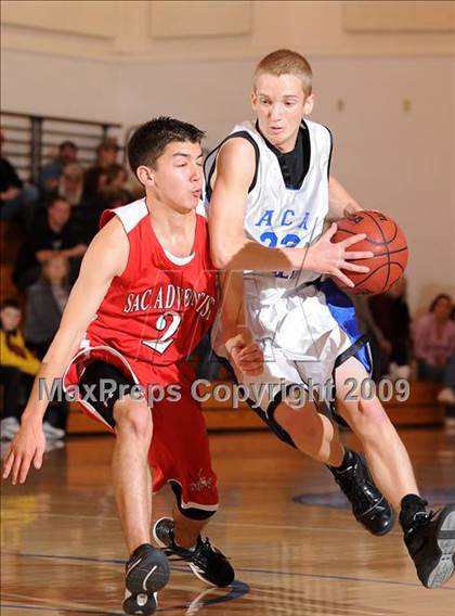Thumbnail 3 in Sacramento Adventist vs. American Christian Academy (Waves Invitational) photogallery.