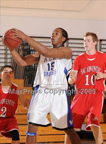 Thumbnail 1 in Sacramento Adventist vs. American Christian Academy (Waves Invitational) photogallery.
