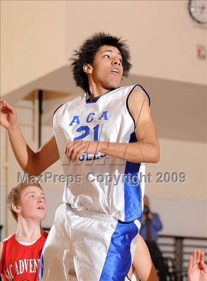 Thumbnail 2 in Sacramento Adventist vs. American Christian Academy (Waves Invitational) photogallery.