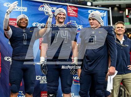Thumbnail 1 in Eagle's Landing Christian Academy vs. Athens Academy (GHSA Class A Private Championship) photogallery.