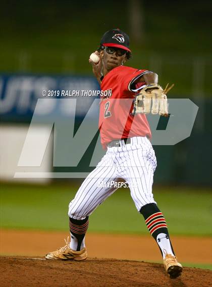 Thumbnail 3 in Pinole Valley vs. Salesian College Preparatory (@ Raley Field) photogallery.