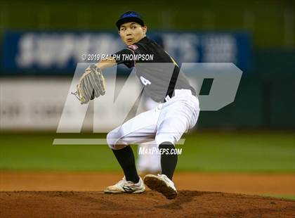 Thumbnail 2 in Pinole Valley vs. Salesian College Preparatory (@ Raley Field) photogallery.