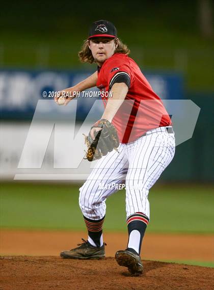Thumbnail 1 in Pinole Valley vs. Salesian College Preparatory (@ Raley Field) photogallery.