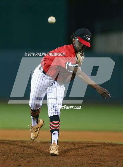 Thumbnail 2 in Pinole Valley vs. Salesian College Preparatory (@ Raley Field) photogallery.