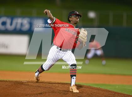 Thumbnail 2 in Pinole Valley vs. Salesian College Preparatory (@ Raley Field) photogallery.
