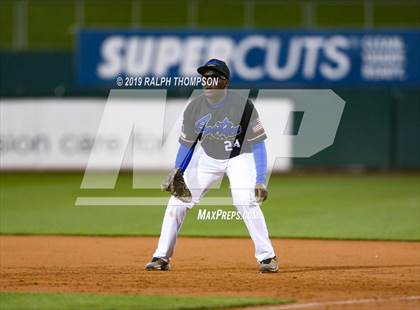 Thumbnail 1 in Pinole Valley vs. Salesian College Preparatory (@ Raley Field) photogallery.