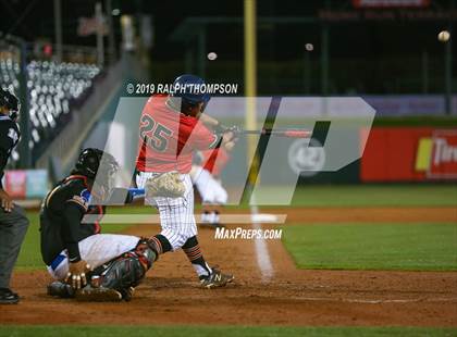 Thumbnail 2 in Pinole Valley vs. Salesian College Preparatory (@ Raley Field) photogallery.