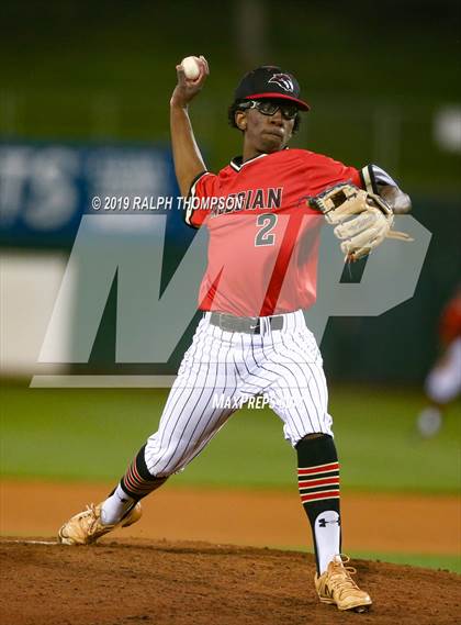 Thumbnail 1 in Pinole Valley vs. Salesian College Preparatory (@ Raley Field) photogallery.