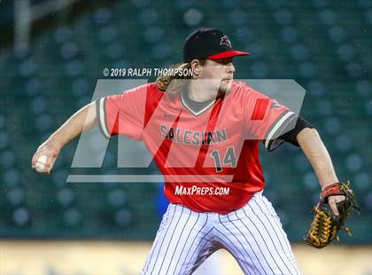 Thumbnail 1 in Pinole Valley vs. Salesian College Preparatory (@ Raley Field) photogallery.