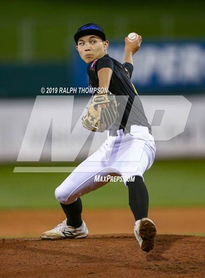 Thumbnail 3 in Pinole Valley vs. Salesian College Preparatory (@ Raley Field) photogallery.