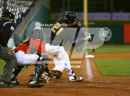 Thumbnail 3 in Pinole Valley vs. Salesian College Preparatory (@ Raley Field) photogallery.