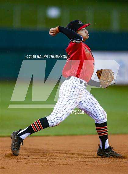 Thumbnail 2 in Pinole Valley vs. Salesian College Preparatory (@ Raley Field) photogallery.