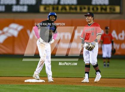 Thumbnail 2 in Pinole Valley vs. Salesian College Preparatory (@ Raley Field) photogallery.
