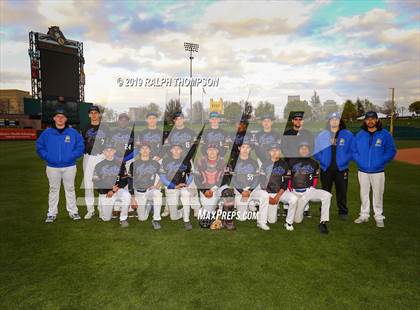 Thumbnail 1 in Pinole Valley vs. Salesian College Preparatory (@ Raley Field) photogallery.