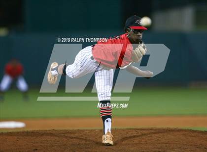 Thumbnail 1 in Pinole Valley vs. Salesian College Preparatory (@ Raley Field) photogallery.