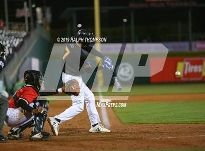Thumbnail 2 in Pinole Valley vs. Salesian College Preparatory (@ Raley Field) photogallery.