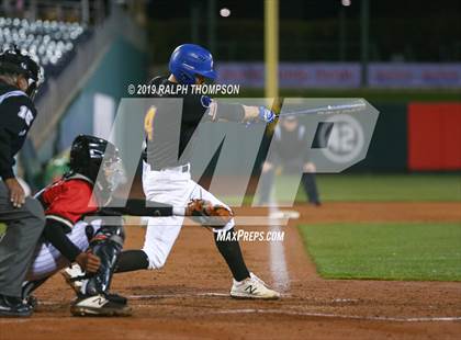 Thumbnail 2 in Pinole Valley vs. Salesian College Preparatory (@ Raley Field) photogallery.