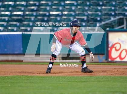 Thumbnail 2 in Pinole Valley vs. Salesian College Preparatory (@ Raley Field) photogallery.