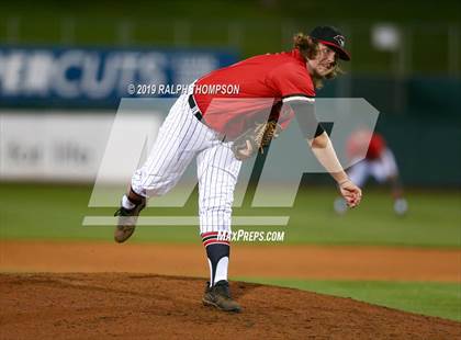 Thumbnail 1 in Pinole Valley vs. Salesian College Preparatory (@ Raley Field) photogallery.