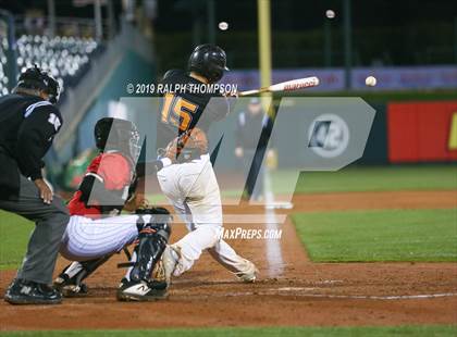 Thumbnail 1 in Pinole Valley vs. Salesian College Preparatory (@ Raley Field) photogallery.