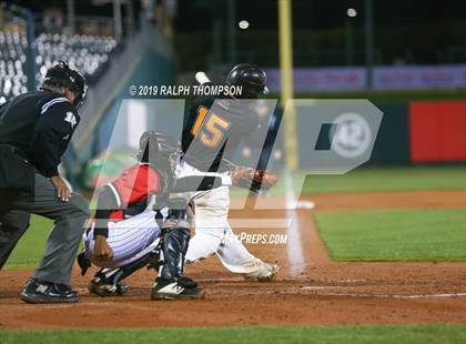 Thumbnail 3 in Pinole Valley vs. Salesian College Preparatory (@ Raley Field) photogallery.