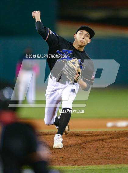Thumbnail 3 in Pinole Valley vs. Salesian College Preparatory (@ Raley Field) photogallery.
