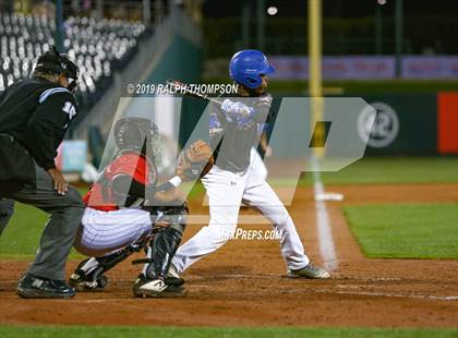 Thumbnail 1 in Pinole Valley vs. Salesian College Preparatory (@ Raley Field) photogallery.