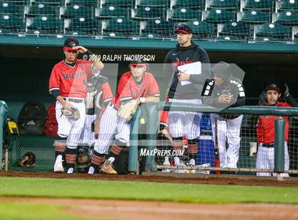 Thumbnail 1 in Pinole Valley vs. Salesian College Preparatory (@ Raley Field) photogallery.