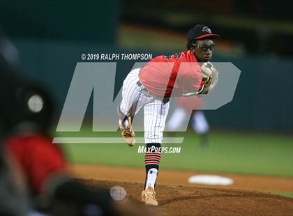 Thumbnail 1 in Pinole Valley vs. Salesian College Preparatory (@ Raley Field) photogallery.