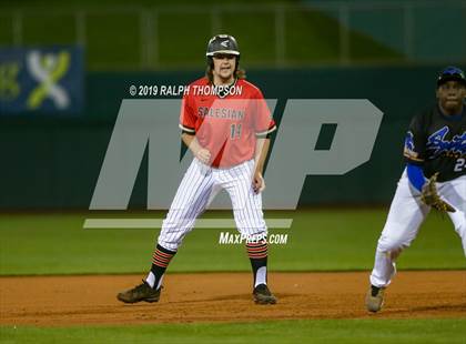 Thumbnail 1 in Pinole Valley vs. Salesian College Preparatory (@ Raley Field) photogallery.