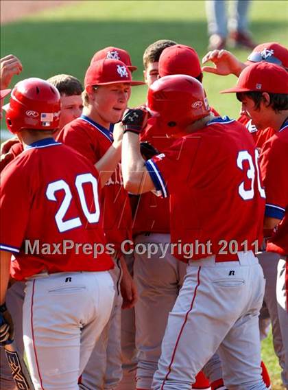 Thumbnail 2 in North Oldham vs. Mercer County  (KHSAA Quarterfinal) photogallery.