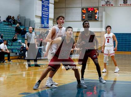 Thumbnail 3 in Layton Christian Academy vs. Bear River (Eagle Holiday Shootout) photogallery.