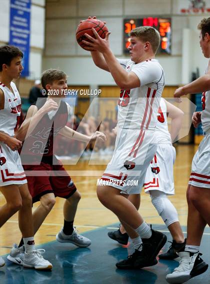 Thumbnail 2 in Layton Christian Academy vs. Bear River (Eagle Holiday Shootout) photogallery.