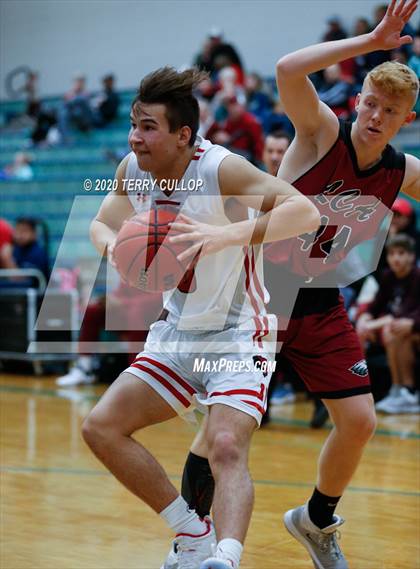 Thumbnail 2 in Layton Christian Academy vs. Bear River (Eagle Holiday Shootout) photogallery.