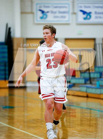 Thumbnail 3 in Layton Christian Academy vs. Bear River (Eagle Holiday Shootout) photogallery.