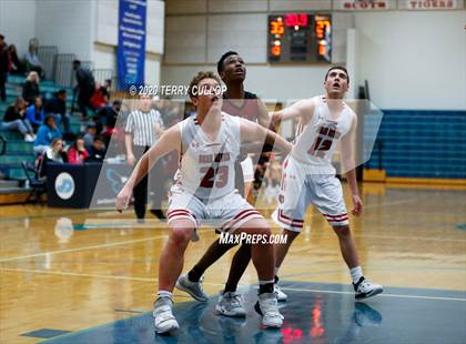 Thumbnail 1 in Layton Christian Academy vs. Bear River (Eagle Holiday Shootout) photogallery.