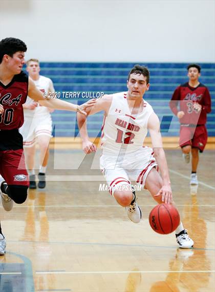Thumbnail 1 in Layton Christian Academy vs. Bear River (Eagle Holiday Shootout) photogallery.