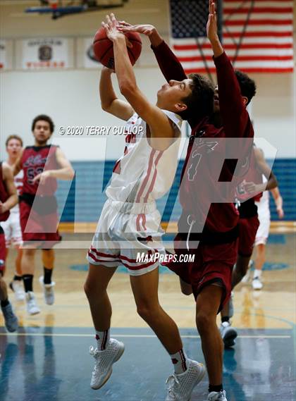 Thumbnail 1 in Layton Christian Academy vs. Bear River (Eagle Holiday Shootout) photogallery.