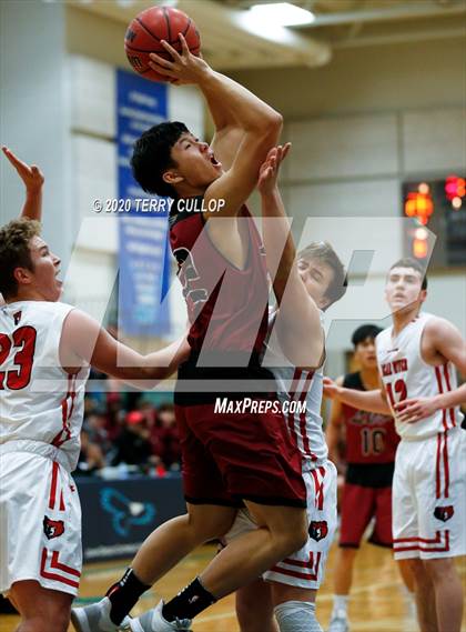 Thumbnail 2 in Layton Christian Academy vs. Bear River (Eagle Holiday Shootout) photogallery.