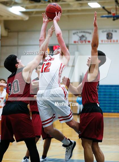 Thumbnail 3 in Layton Christian Academy vs. Bear River (Eagle Holiday Shootout) photogallery.