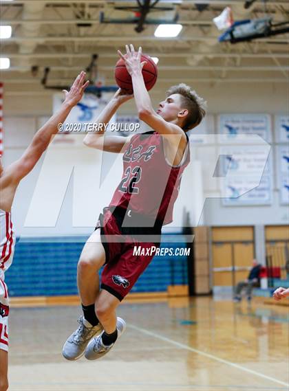 Thumbnail 1 in Layton Christian Academy vs. Bear River (Eagle Holiday Shootout) photogallery.