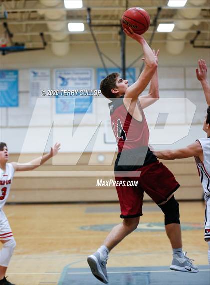 Thumbnail 3 in Layton Christian Academy vs. Bear River (Eagle Holiday Shootout) photogallery.