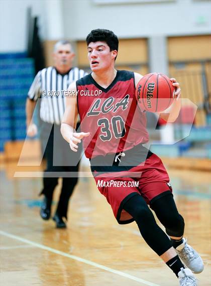 Thumbnail 2 in Layton Christian Academy vs. Bear River (Eagle Holiday Shootout) photogallery.