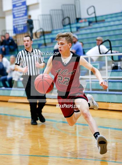 Thumbnail 2 in Layton Christian Academy vs. Bear River (Eagle Holiday Shootout) photogallery.