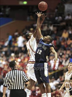 Thumbnail 1 in Clovis West vs. Clovis East (CIF CS D1 Final) photogallery.