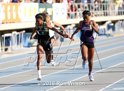 Thumbnail 1 in CIF Southern Section Masters Track and Field Championships (Girls Track Events) photogallery.