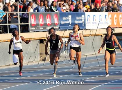 Thumbnail 3 in CIF Southern Section Masters Track and Field Championships (Girls Track Events) photogallery.