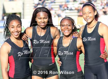 Thumbnail 3 in CIF Southern Section Masters Track and Field Championships (Girls Track Events) photogallery.