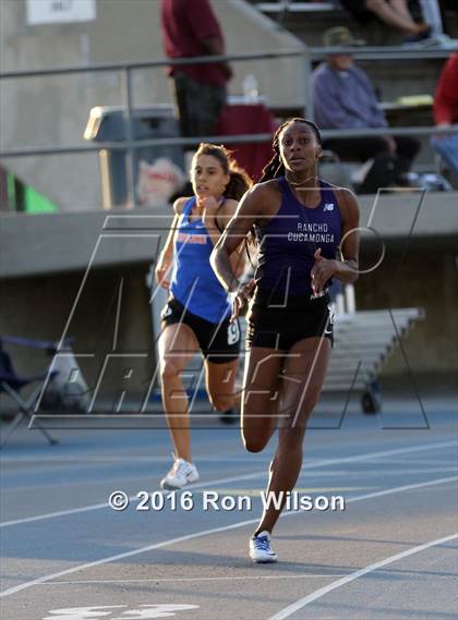 Thumbnail 3 in CIF Southern Section Masters Track and Field Championships (Girls Track Events) photogallery.