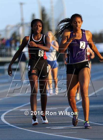 Thumbnail 1 in CIF Southern Section Masters Track and Field Championships (Girls Track Events) photogallery.